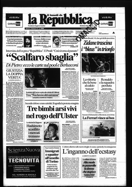 Il lunedì de La repubblica